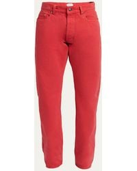 Versace - Five-Pocket Straight Jeans - Lyst