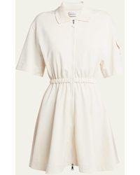 Moncler - Fit-and-flare Mini Shirtdress - Lyst