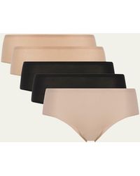 Chantelle - 5-pack Soft-stretch Hipster Briefs - Lyst