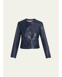 Veronica Beard - Andrea Leather Jacket - Lyst