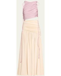 Harbison - Nebula Ii Cutout Colorblock Maxi Dress - Lyst
