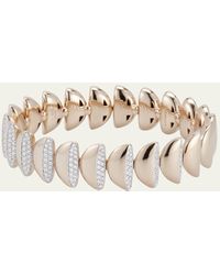 Vhernier - 18k White Gold Eclisse Endless Diamond Bracelet - Lyst