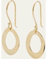 Ippolita - Mini Wavy Oval Earrings In 18k Gold - Lyst