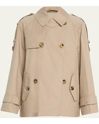 Max Mara - Dtrench Double-breasted Water-resistant Coat - Lyst