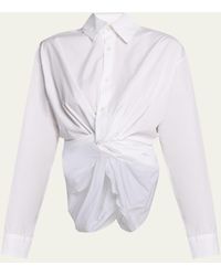 Christopher Esber - Tempest Twisted Button-front Shirt - Lyst