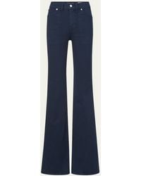 Veronica Beard - Crosbie Wide-leg Patch Pocket Jeans - Lyst