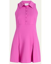 Cinq À Sept - Casette Sleeveless Mini Polo Dress - Lyst