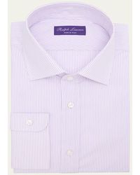 Ralph Lauren - Cotton Petite Bengal Stripe Dress Shirt - Lyst