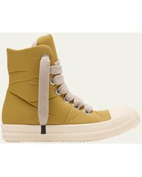 Rick Owens - Jumbo Lace Puffy Nylon High-top Sneakers - Lyst