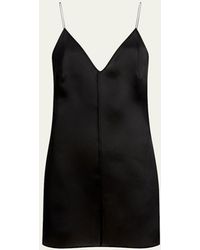 KHAITE - Talsie V-Neck Silk Tank Top - Lyst