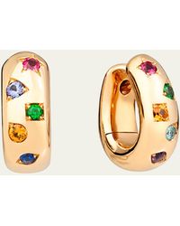 Pomellato - 18k Rose Gold Iconica Multi-stone Earrings - Lyst