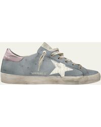 Golden Goose - Superstar Mixed Leather Low-top Sneakers - Lyst
