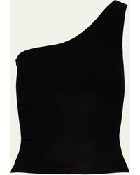 Ralph Lauren Collection - One-shoulder Jersey Top - Lyst