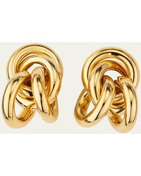 LIE STUDIO - The Vera 18k Gold Plated Statement Earrings - Lyst