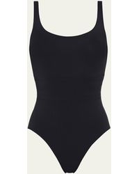 Eres - Asia Scoop-neck One-piece Swimsuit With Waistband Detail - Lyst