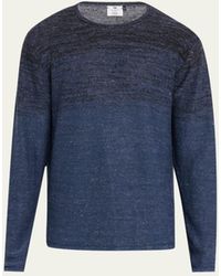 Inis Meáin - Linen Ombre Crewneck Sweater - Lyst