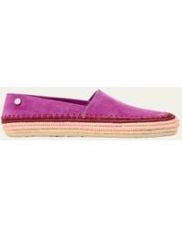 Loewe - Rio Suede Espadrilles - Lyst
