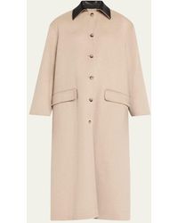 Nanushka - Rowina Double Wool Coat - Lyst