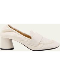 Proenza Schouler - Glove Leather Cylinder-heel Loafers - Lyst