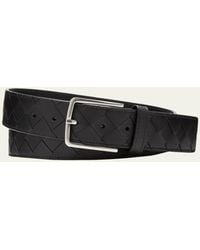 Bottega Veneta - Cintura Intrecciato Leather Belt - Lyst