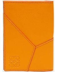 Loewe - Puzzle Leather Bifold Card Holder - Lyst
