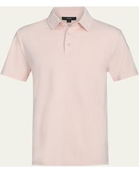 Vince - Garment-Dyed Polo Shirt - Lyst