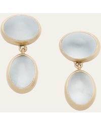 Prounis Jewelry - Small Aquamarine Amphora Earrings - Lyst