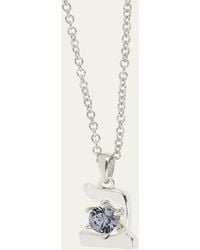 Procaccia Jewelry - 18K Hebrew Bet Spinel Initial Necklace, 18"L - Lyst