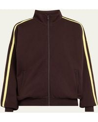 6397 - Fleece Zip-Up Track Jacket - Lyst