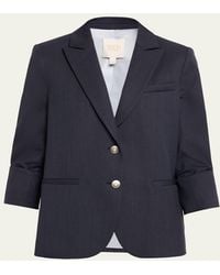 Twp - Boyfriend Single-Breasted Stretch Wool Blazer - Lyst