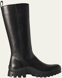 The Row - Greta Leather Rain Boots - Lyst