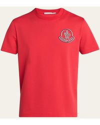 Moncler - Chest Logo Graphic T-Shirt - Lyst