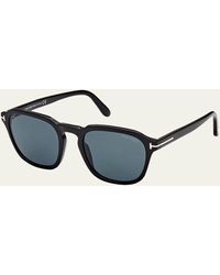 Tom Ford - Avery Round Acetate Sunglasses - Lyst