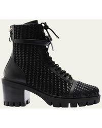 Alexandre Birman - Tresse Combat Bootie - Lyst