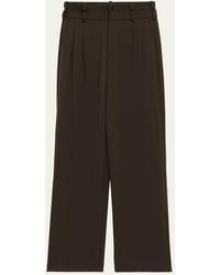 Monse - Tailored Double-Waistband Straight-Leg Trousers - Lyst