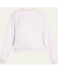 Skims - Cotton Fleece Crewneck Pullover - Lyst
