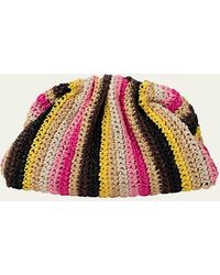 Maria La Rosa - Game Crochet Clutch Bag With Chain Strap - Lyst