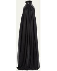 Tom Ford - Embellished Halterneck Chiffon Gown - Lyst