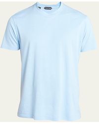 Tom Ford - Lyocell-cotton Crewneck T-shirt - Lyst