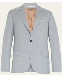 Brunello Cucinelli - Wool Three-button Two-piece Suit - Lyst