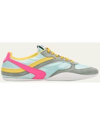 Miu Miu - Colorblock Nylon Tech Runner Sneakers - Lyst