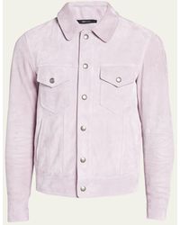 Tom Ford - Soft Suede Blouson Jacket - Lyst