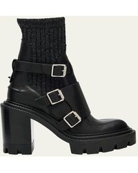 Christian Louboutin - Cortinetta College-Sole Ankle Boots - Lyst