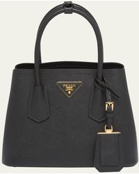 Prada - Mini Saffiano Leather Top-handle Bag - Lyst