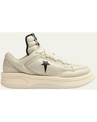 Rick Owens - X Converse Turbowpn Ox Leather Low-Top Sneakers - Lyst