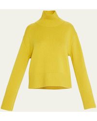 Lisa Yang - Fleur Cashmere Drop-shoulder Turtleneck Sweater - Lyst