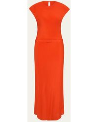 SIR. - Fresca Belted Silk Dress - Lyst