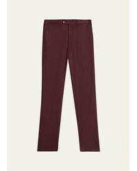Kiton - Wool And Cashmere Flat-Front Pants - Lyst