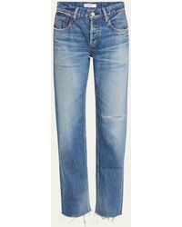 Moussy - Whitmar Straight Low-rise Jeans - Lyst