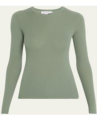 Michael Kors - Super Cashmere Long-Sleeve T-Shirt - Lyst